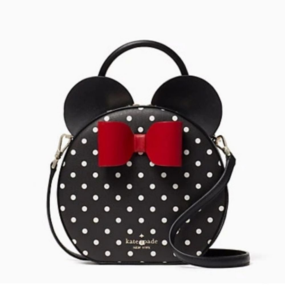 NWOT Kate Spade XβDisney Minnie Mouse Ears Crossbody Bag